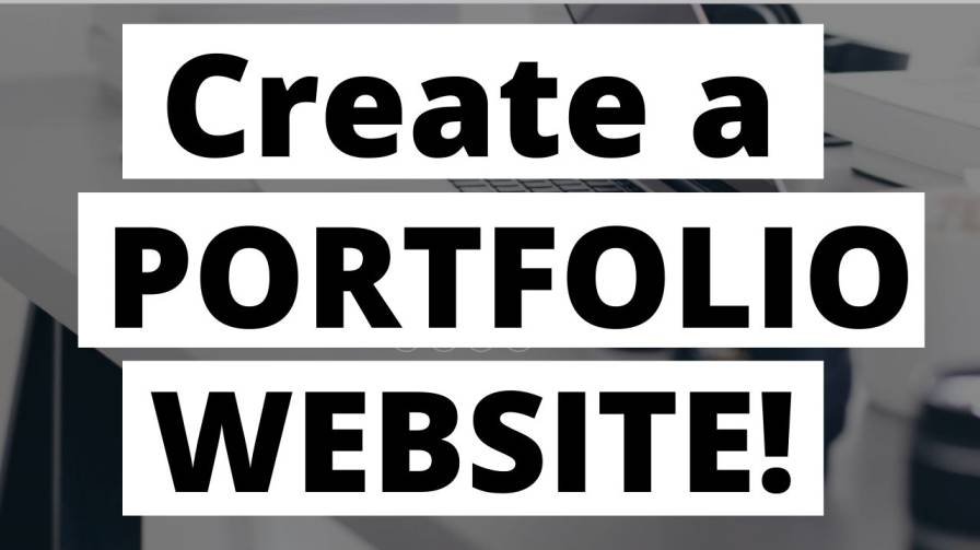 create a portfolio website without coding