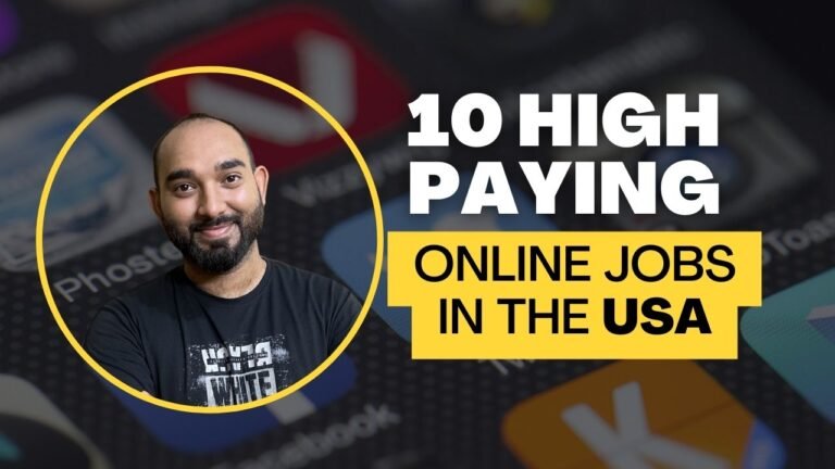 10 High Paying Online Jobs in the USA