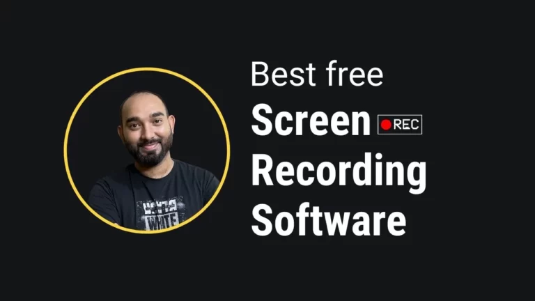 best free screen recording software