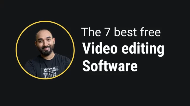 7 best free video editing software