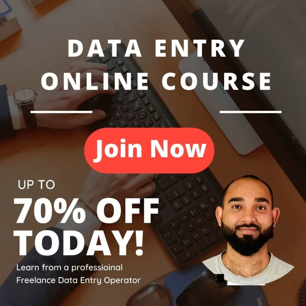 online data entry course for beginners