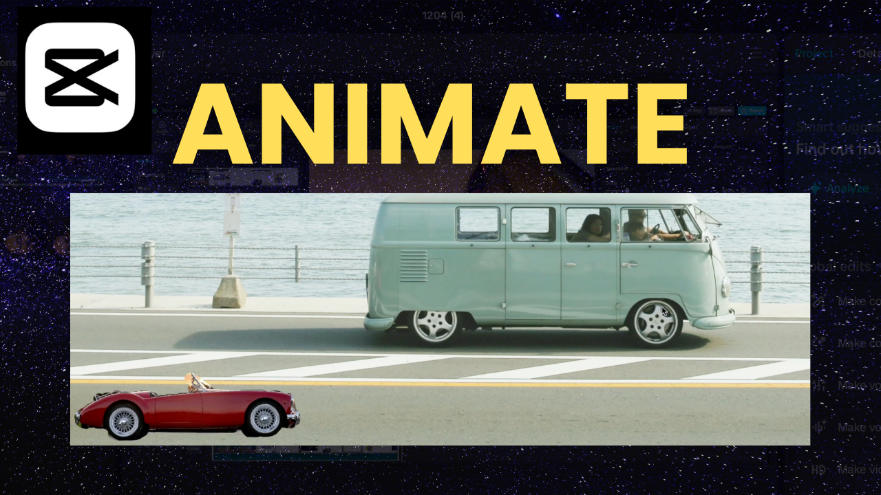 animate object with capcut