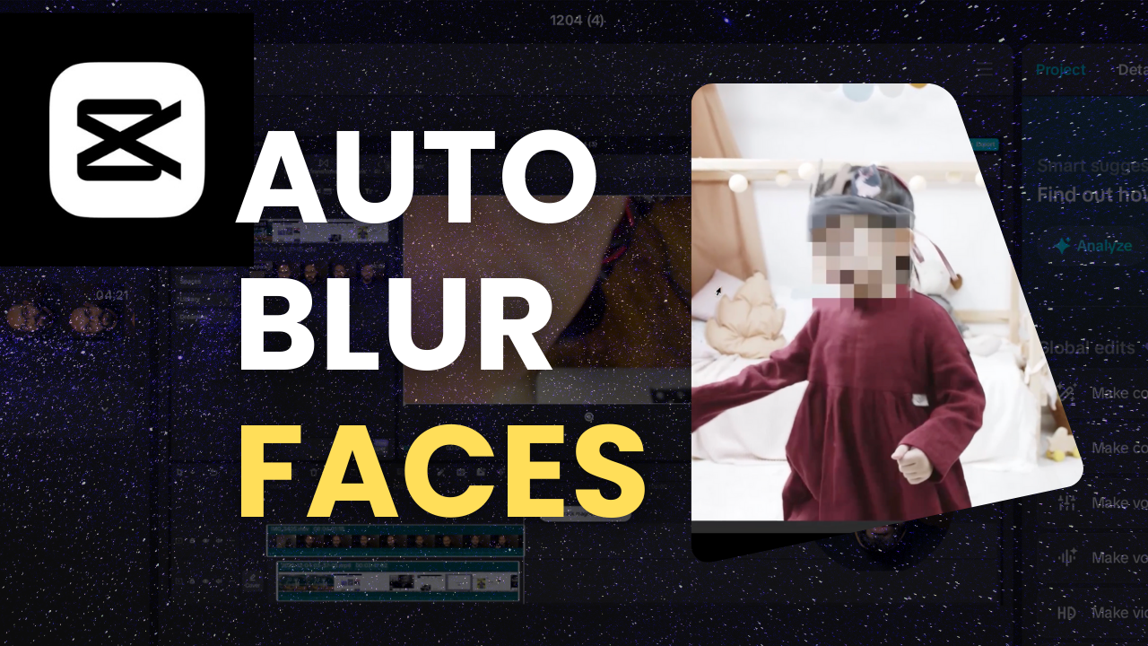 auto blur faces in capcut