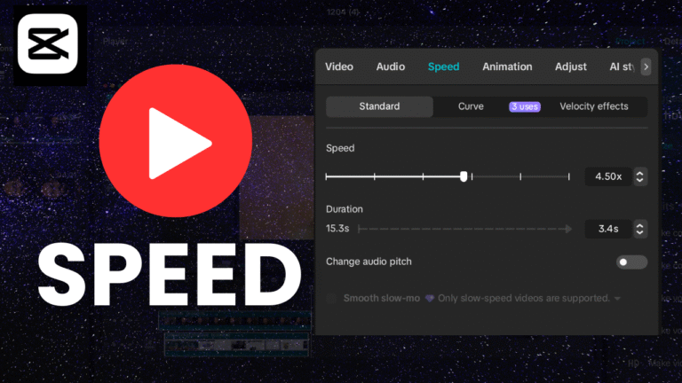 speed up or slow down videos with capcut